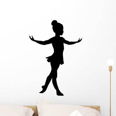 Little Ballerina Silhouette shown on a wall