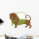 Dog with Blank Frame Wall Decal