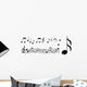 music notes Wall Decal