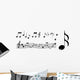 music notes Wall Decal