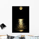 Beautiful Moon Glowing Water Wall Decal