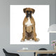 Puppy Boxer Front White Wall Decal