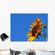 Sunflower under Big Blue Wall Decal