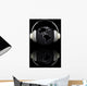 Render Globe with Headphones Wall Mural