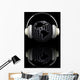 Render Globe with Headphones Wall Mural