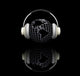 Render Globe with Headphones Wall Mural