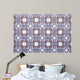 Blue-brown Tile Wall Mural
