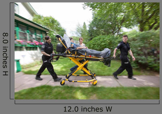Senior Woman Emergency Medical Help Wall Mural