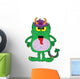 Little Green Monster Wall Decal