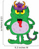 Little Green Monster Wall Decal