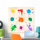Set Colorful Paint Splats