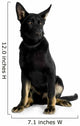 Juvenile German Shepherd Wall Decal