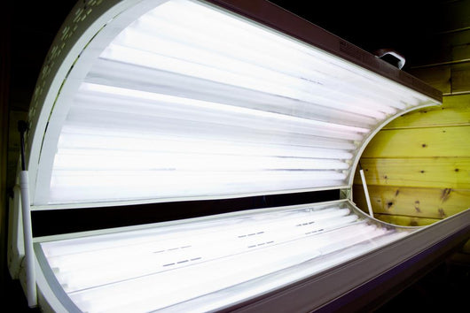 Open Tanning Bed with