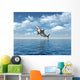 Great White Shark Jumping Wall Mural