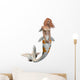 Koi Pattern Mermaid Wall Decal