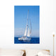 Blue Mediterranean Sailboat Sailing