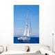 Blue Mediterranean Sailboat Sailing
