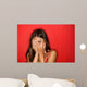 Playful Shy Woman Hiding