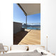 Modern Apartment Balcony Lake Wall Mural
