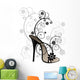 Stylized Black Sandal with