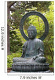A Japanese statue of the Seated Buddha. Wall Mural