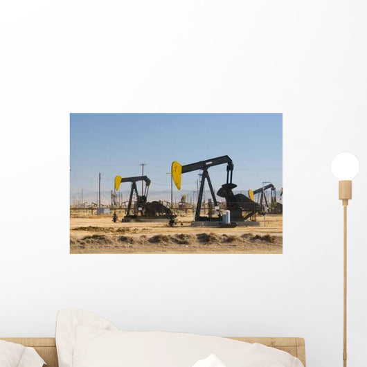 Oil Field California's Central Wall Decal