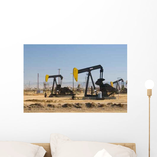 Oil Field California's Central Wall Decal