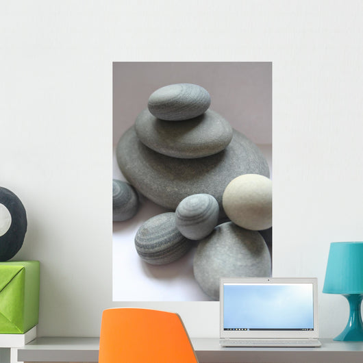 Stacked Zen Stones Wall Decal