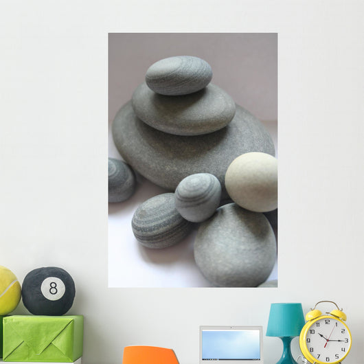 Stacked Zen Stones Wall Decal