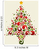 Plant ornamental christmas tree Wall Decal