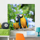 Parrots Couples Wall Mural