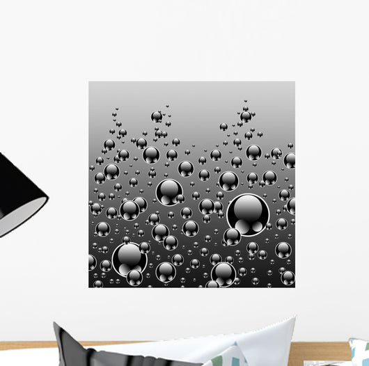 Texture Black Bubbles Effect