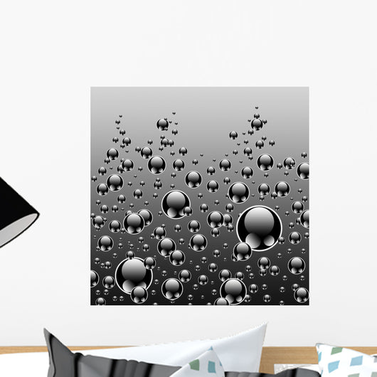 Texture Black Bubbles Effect