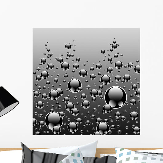 Texture Black Bubbles Effect
