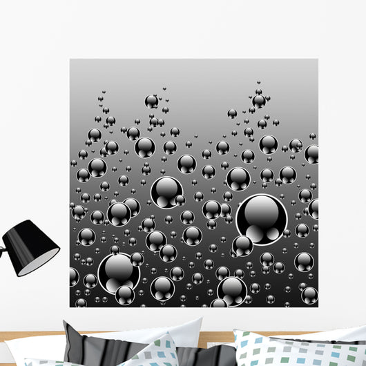 Texture Black Bubbles Effect