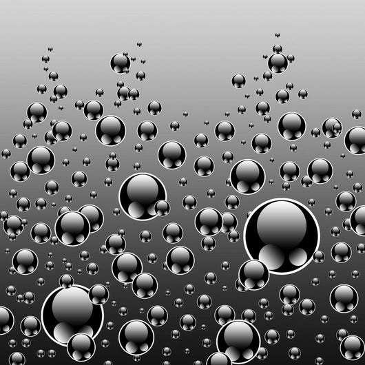Texture Black Bubbles Effect