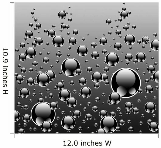 Texture Black Bubbles Effect