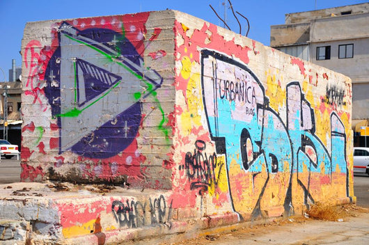 Graffiti Tel-aviv Written Hebrew
