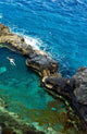 Woman Bathes Natural Pool Wall Decal