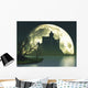 Halloween Illustration Spooky Castle Wall Mural
