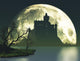 Halloween Illustration Spooky Castle Wall Mural