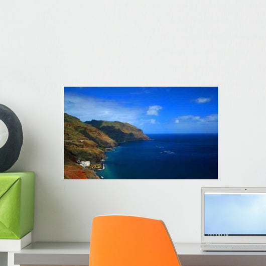 Tenerife Coastline Wall Decal