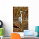 Portrait White Egret Marsh Wall Mural