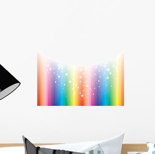 Rainbow Wall Mural