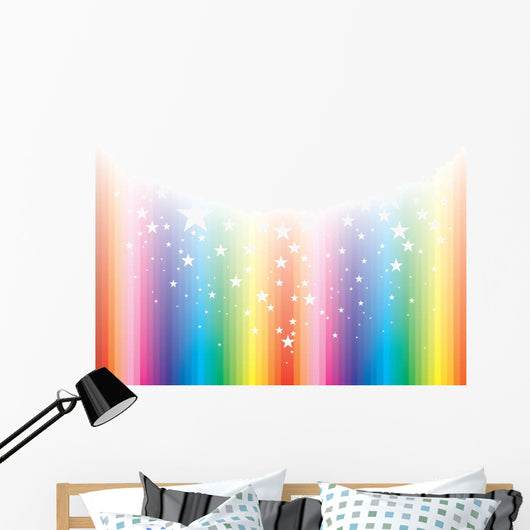 Rainbow Wall Mural