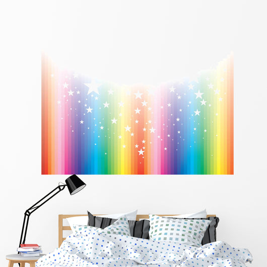 Rainbow Wall Mural