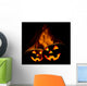 Scary Halloween Pumpkins Fire