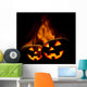 Scary Halloween Pumpkins Fire