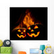Scary Halloween Pumpkins Fire