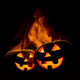 Scary Halloween Pumpkins Fire